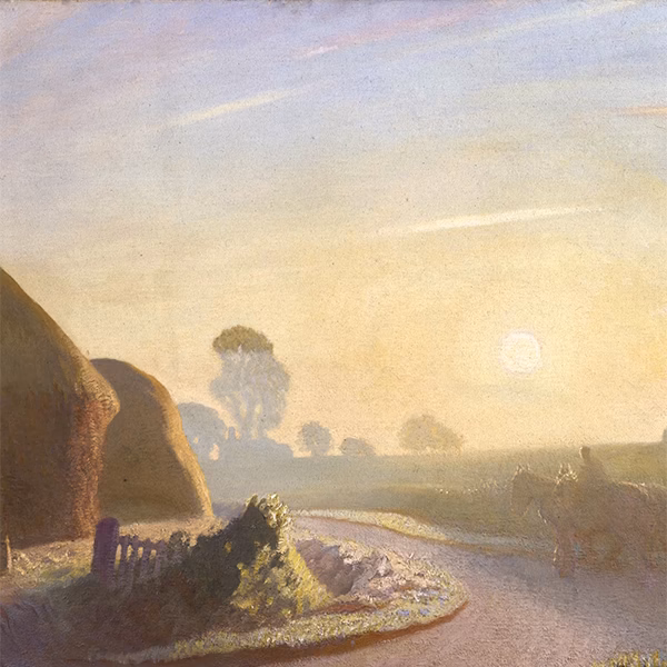 George Clausen, 'Sunrise in September', oil on canvas, 1924.