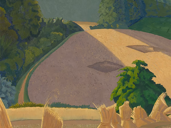 John Nash 'The Cornfield', oil on canvas, 1918