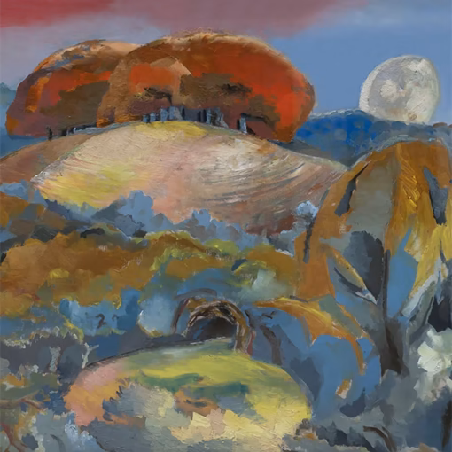 Paul Nash 'Landscape of the Moon's Last Phase', oil on canvas, 1944