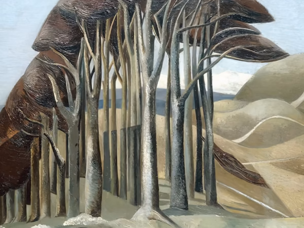 'Wood on the Downs', Paul Nash, oil on canvas, 1929
