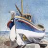 'The Lifeboat', Eric Ravilious, watercolour and pencil, 1938