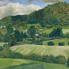 Landscape, Gloucestershire', Stanley Spencer, oil on canvas, 1940