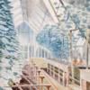 Eric Ravilious ‘Cucumber House' Greetings Card.