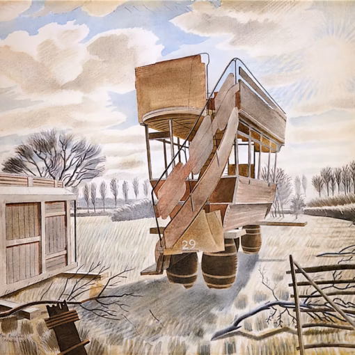 ‘No.29 Bus’ Eric Ravilious, watercolour, 1934.