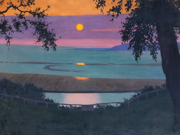 Felix Vallotton 'Sunset', oil on canvas, 1918