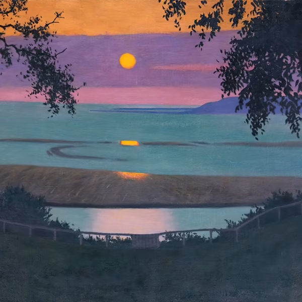 Felix Vallotton 'Sunset', oil on canvas, 1918