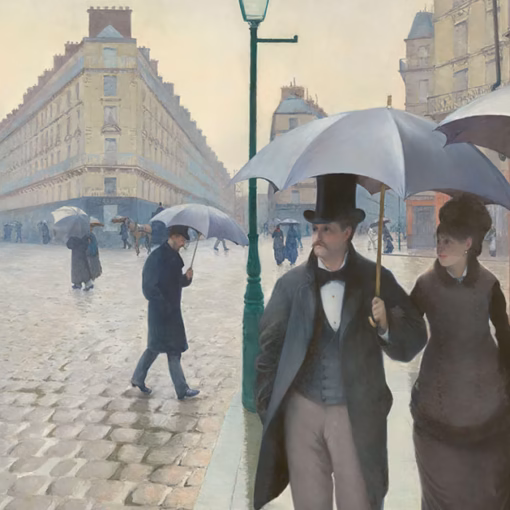 ‘Rue de Paris, Temps de Pluie’, Gustave Caillebotte, oil on canvas, 1877