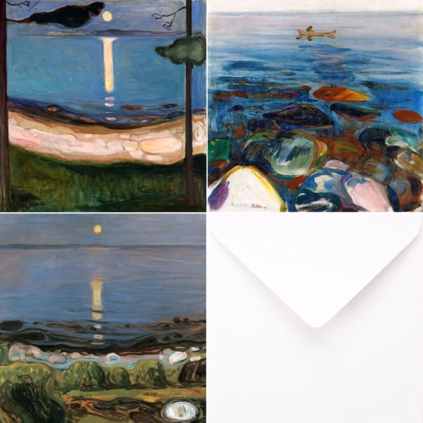 Edvard Munch Greetings Cards Panel.