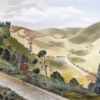 ‘The Causeway, Wiltshire Downs’ Eric Ravilious, watercolour, 1937.