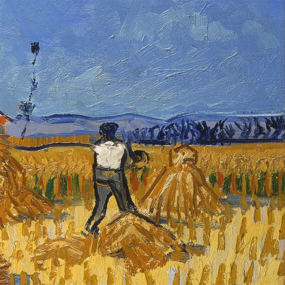 Vincent van Gogh Prints: ‘Corn Harvest in Provence’. - Image 2