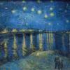 'La Nuit étoilée (Starry Night)', Vincent van Gogh, oil on canvas, 1888.