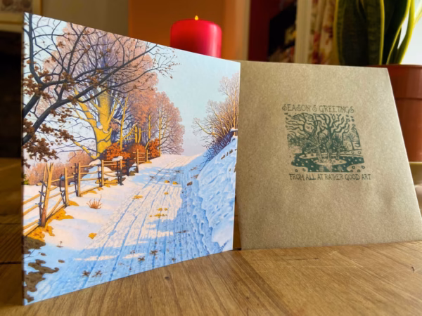 Christmas Cards: Fritz Müller-Landeck's 'A Sunny Winter Path'