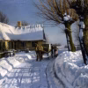 'Winter landscape from Herstedvester', Peder Mørk Mønsted