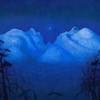 Christmas Cards: ‘Winter Night in the Mountains’, Harald Sohlberg, oil on canvas, 1914.