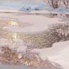 Christmas Cards: 'Frozen Lake', Gustaf Fjaestad, oil on canvas, 1929.