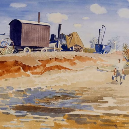 Eric Ravilious 'Drought', watercolour, 1933.