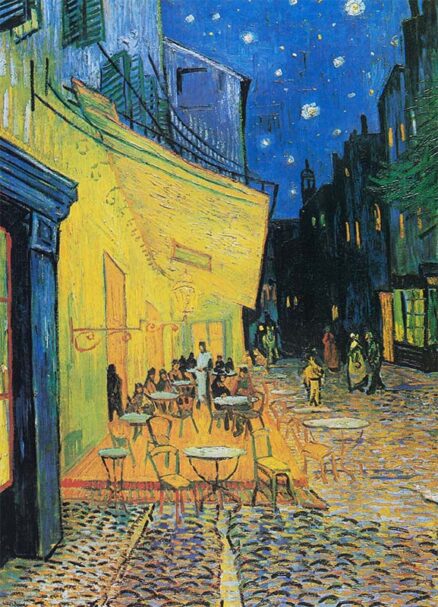 ‘Café Terrace at Night’, Vincent van Gogh, oil on canvas, 1888.