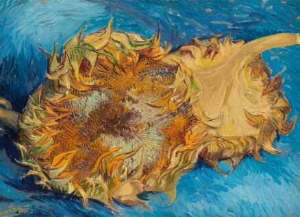 ‘Sunflowers’, Vincent van Gogh, oil on canvas, 1887.