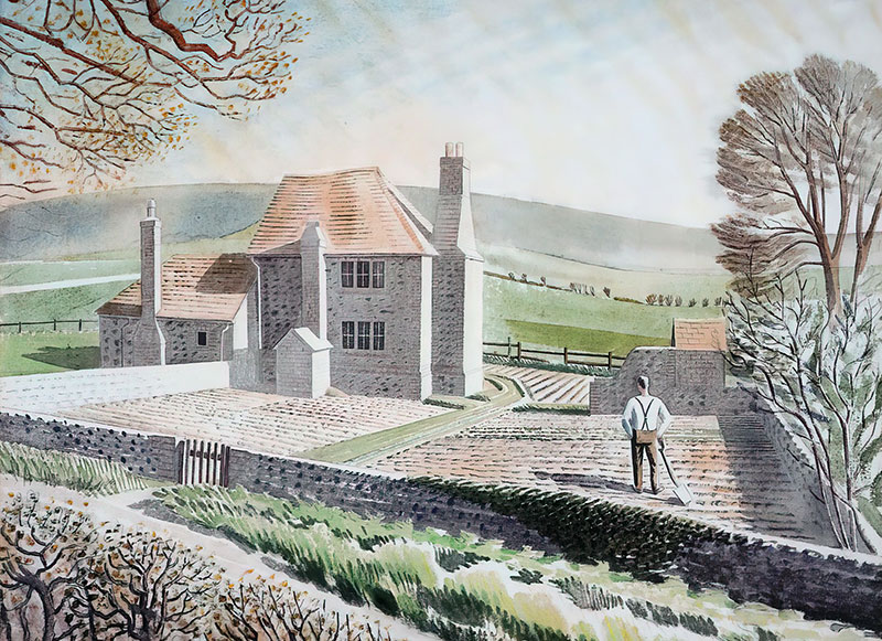 Eric Ravilious 'Shepherd's Cottage' Greetings Card. - Rather Good Art