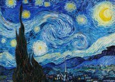 The Starry Night, Vincent van Gogh, oil on canvas, 1889.