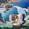 Wash Day on the Maine Coast, N. C. Wyeth, oil on canvas, 1934.