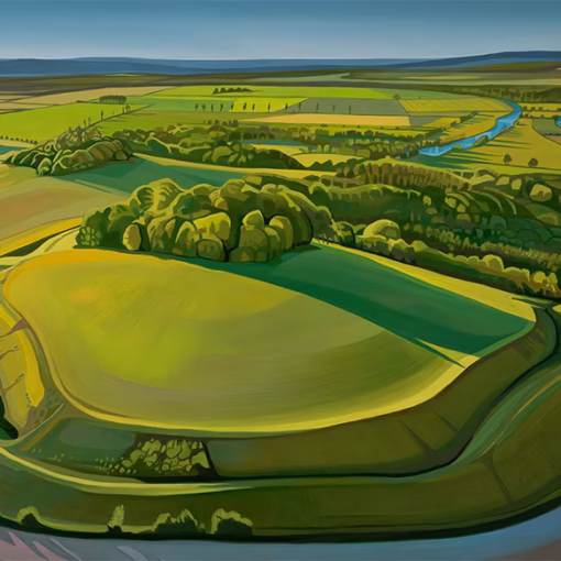 ‘The Berkshire Bubs’, Anna Dillon, oil on board.