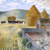 Eric Ravilious ‘Furlongs’, watercolour, 1934.