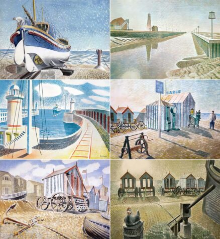 The Eric Ravilious By The Sea Postcard Collection.