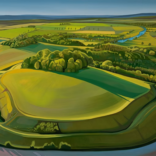 ‘The Berkshire Bubs’, Anna Dillon, oil on board.