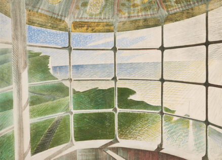 Eric Ravilious, ‘Beachy Head Lighthouse (Belle Tout)’ watercolour and pencil on paper, 1939.