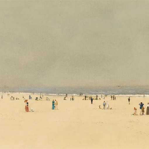 ‘Sand, Sea and Sky, a Summer Phantasy', John Atkinson Grimshaw, oil on canvas, 1892.