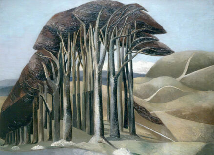 ‘Wood on the Downs’, Paul Nash, oil on canvas, 1929.