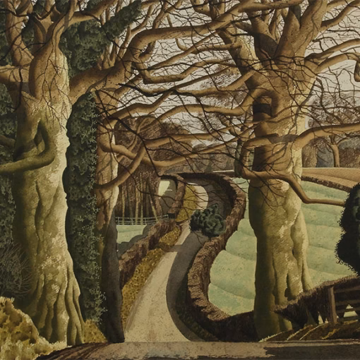 'West of Melmerby', Simon Palmer, watercolour, ink and gouache, 2019.