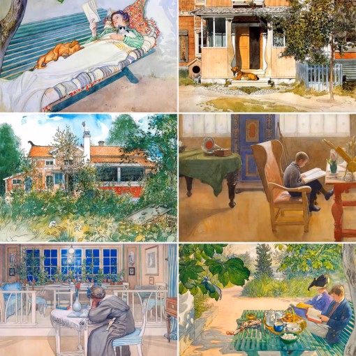 The Carl Larsson Postcard Collection.
