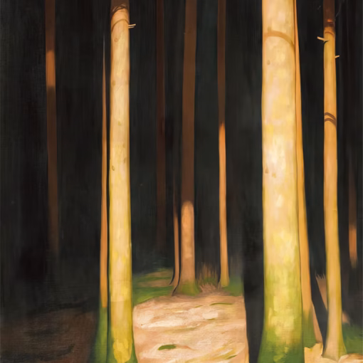 'Wáldinneres (Forest Interior)', Hans Emmenegger, oil on canvas, 1933.