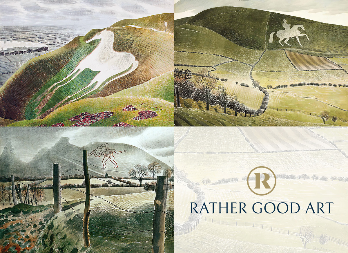 The Eric Ravilious Hill Figure Greetings Card Collection (Part II ...