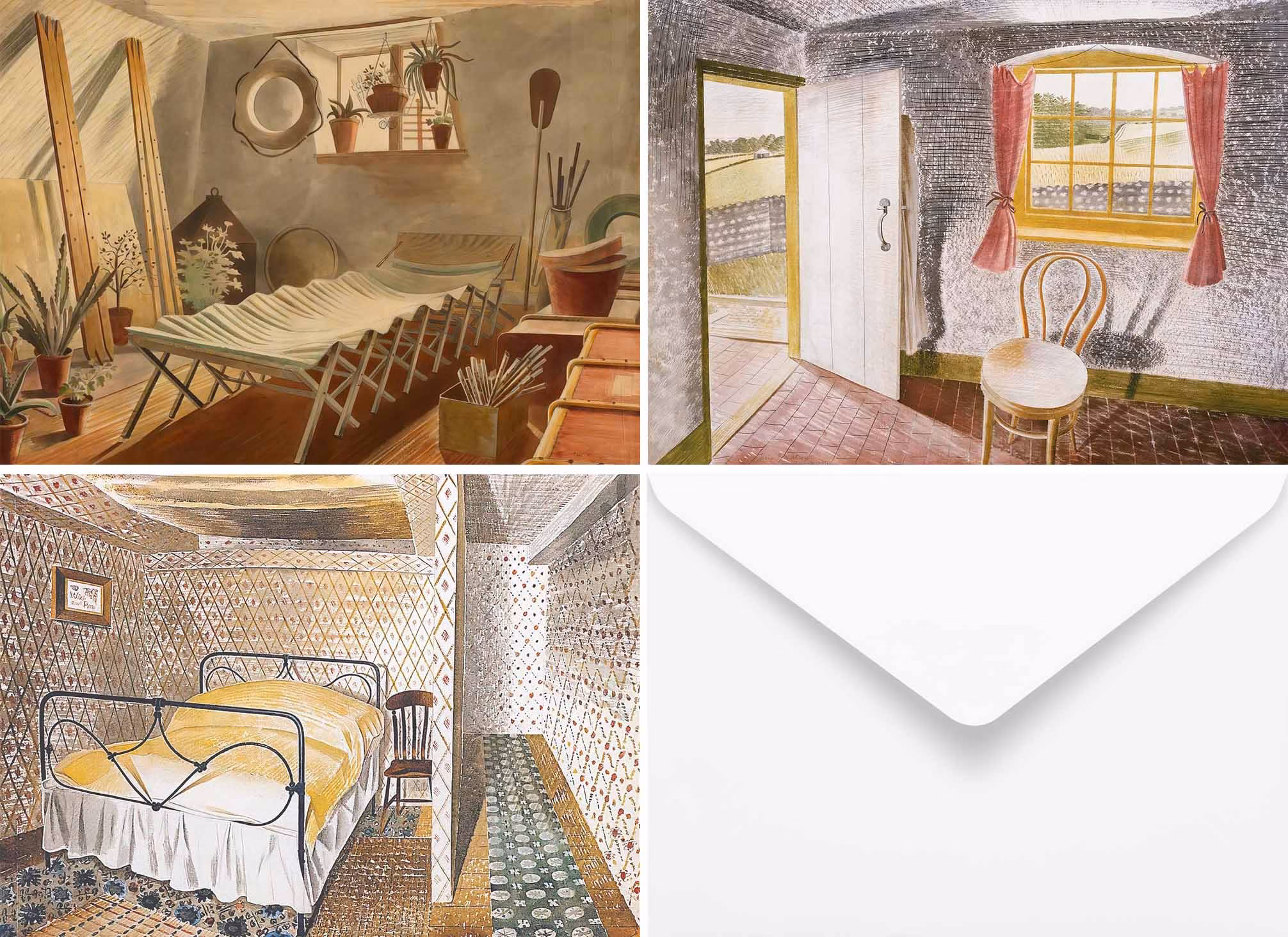 The Eric Ravilious 'Indoors' Greetings Card Collection.