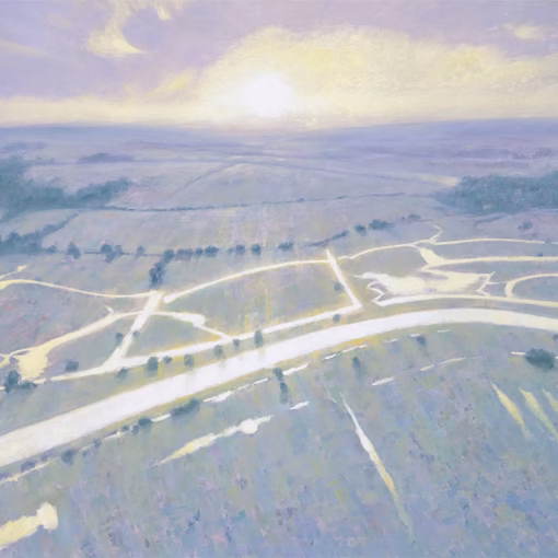 ‘Frog Firle', Mark Harrison, oil on board, 2011.