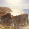 ‘North Devon Coast', Samuel Palmer, watercolour over pencil, bodycolour & black chalk, 1849.