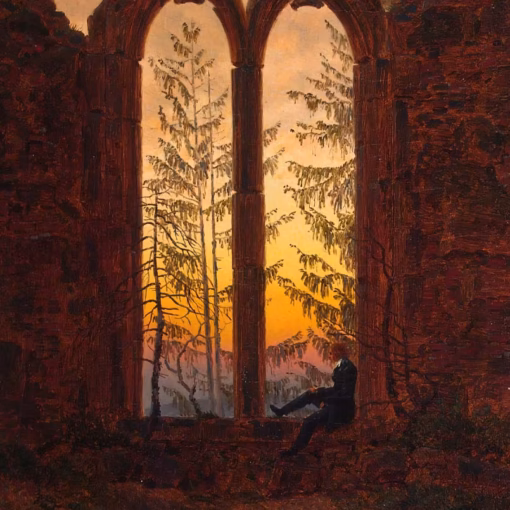 ‘The Dreamer’, Caspar David Friedrich, oil on canvas, 1820-1840.