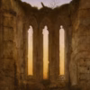 ‘Ruine Oybin’, Caspar David Friedrich, oil on canvas, 1812.