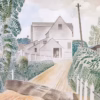 ‘Hull’s Mill’, Eric Ravilious, watercolour, 1935.