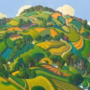 ‘Five Lanes’, Jo March. Acrylic on canvas.