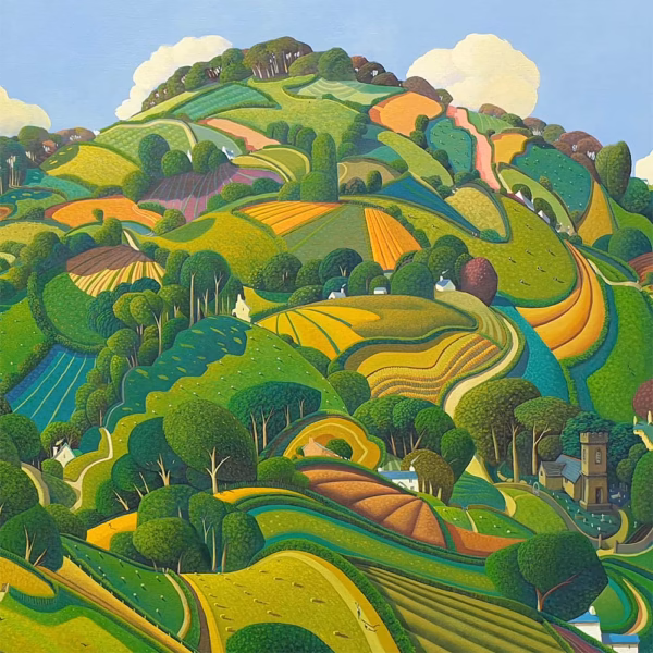 ‘Five Lanes’, Jo March. Acrylic on canvas.