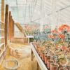‘Geraniums and Carnations', Eric Ravilious, watercolour, 1938.