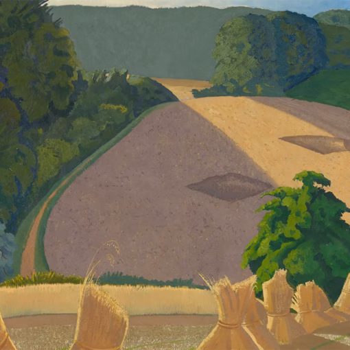 John Nash ‘The Cornfield’, oil on canvas, 1918.