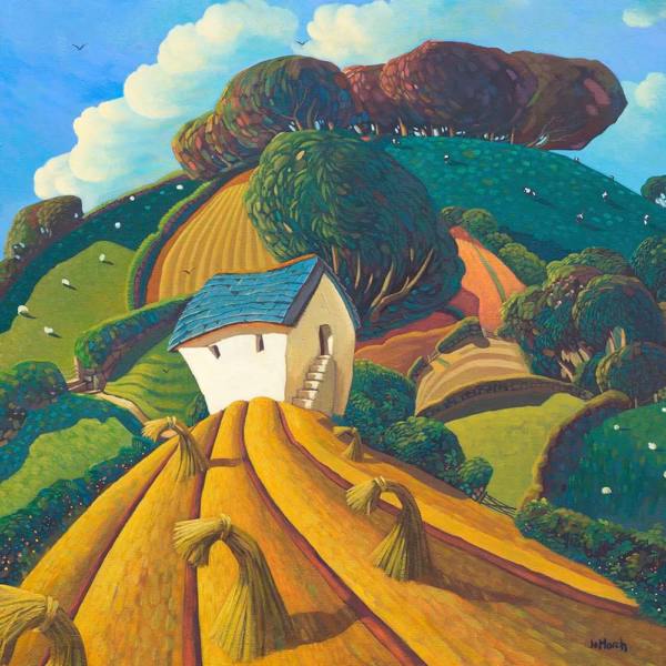 ‘The Granary’, Jo March. Acrylic on canvas.