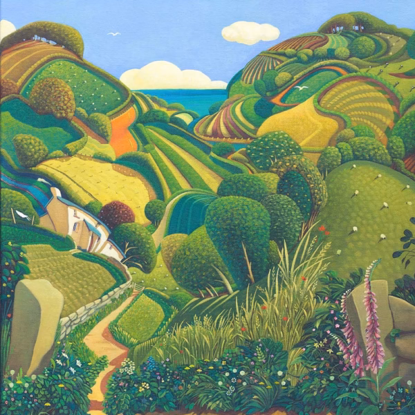 ‘Larkswood’, Jo March. Acrylic on canvas.