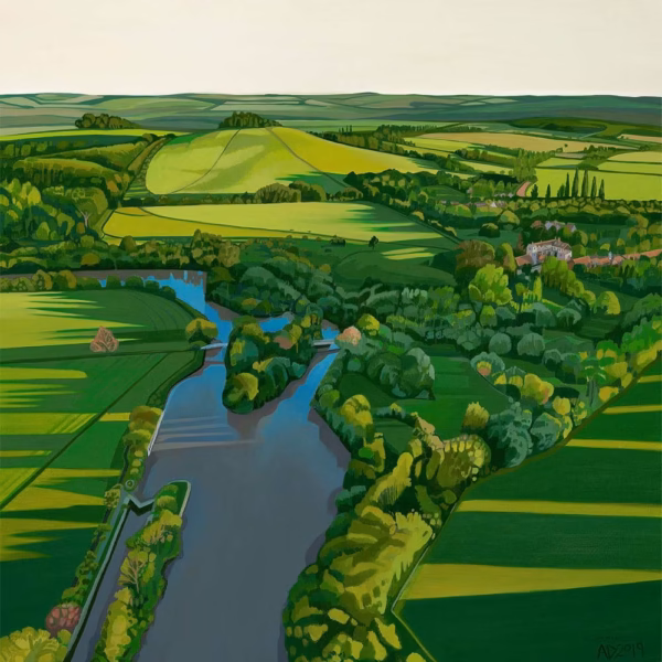 “Sunny Day’s”, Anna Dillon, oil on board.