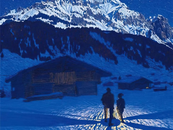 Christmas Cards: 'Evening Atmosphere', Waldemar Fink, oil on canvas, 1912.